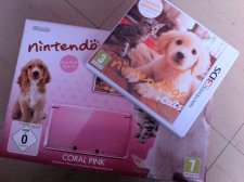 Bundle Nintendo 3DS Coral Pink Nintendogs cats debllage unboxing 26.01 (23)